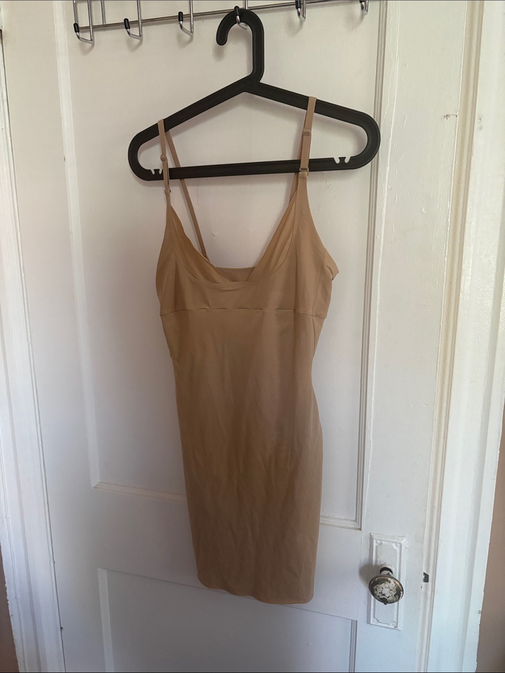 Maidenform Beige Shape-wear Well Worn Nude Slip with Adjustable Straps